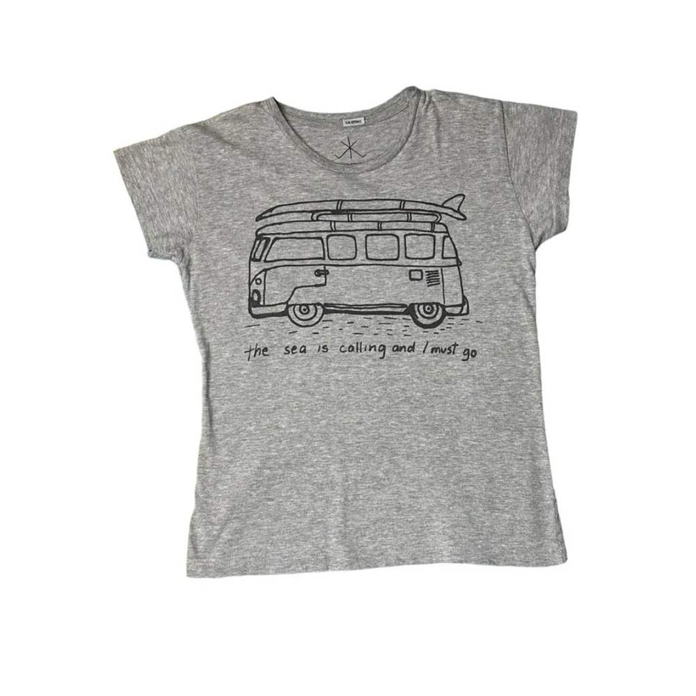 Life Clothing Co. | Grey Graphic Camping Van Life tee. Women’s Size Small.